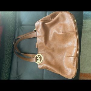 Brown Leather Michael Kors tote